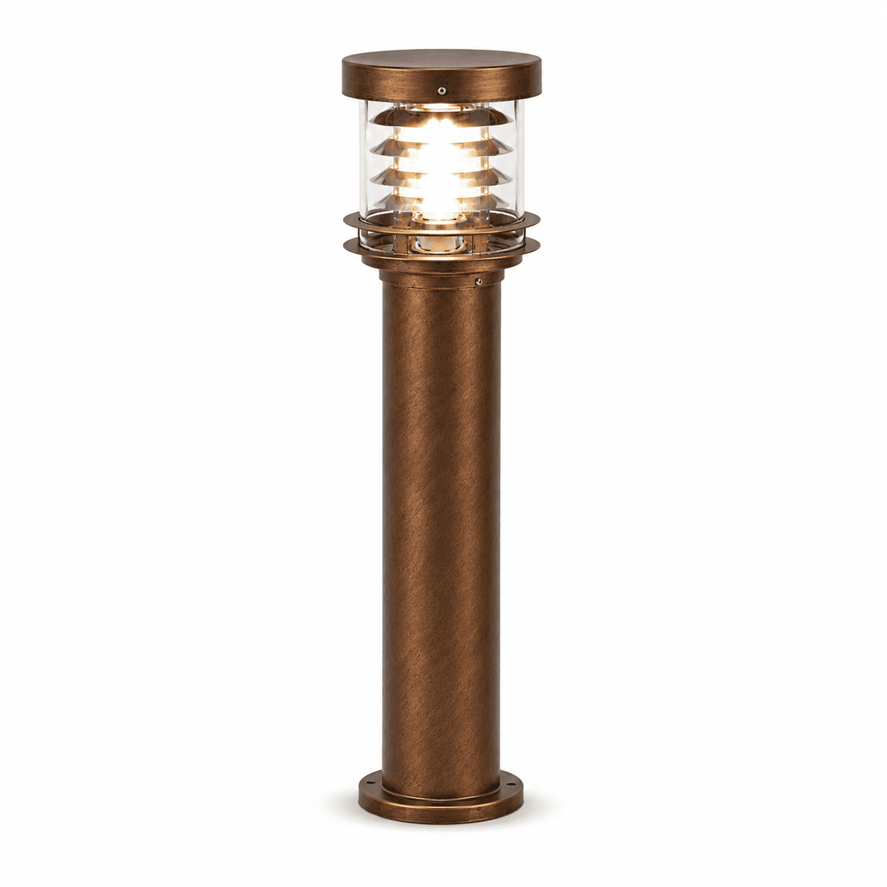Oriva - Outdoor LED Bollard Light IP65 Solar or Hardwired