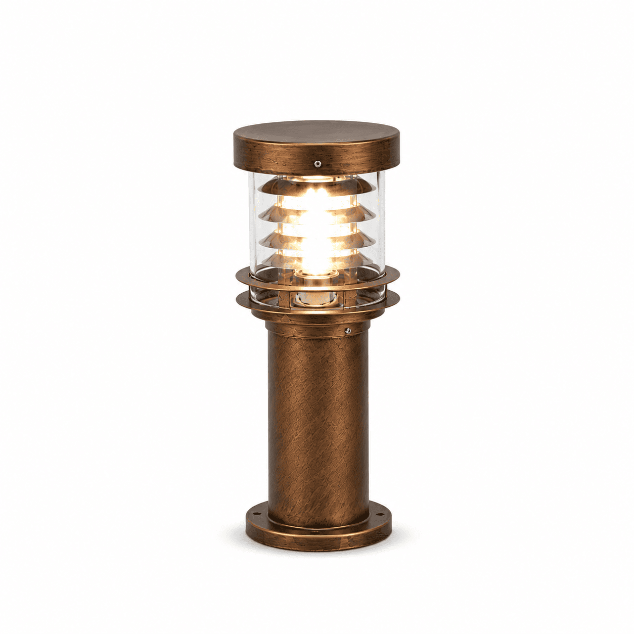 Oriva - Outdoor LED Bollard Light IP65 Solar or Hardwired
