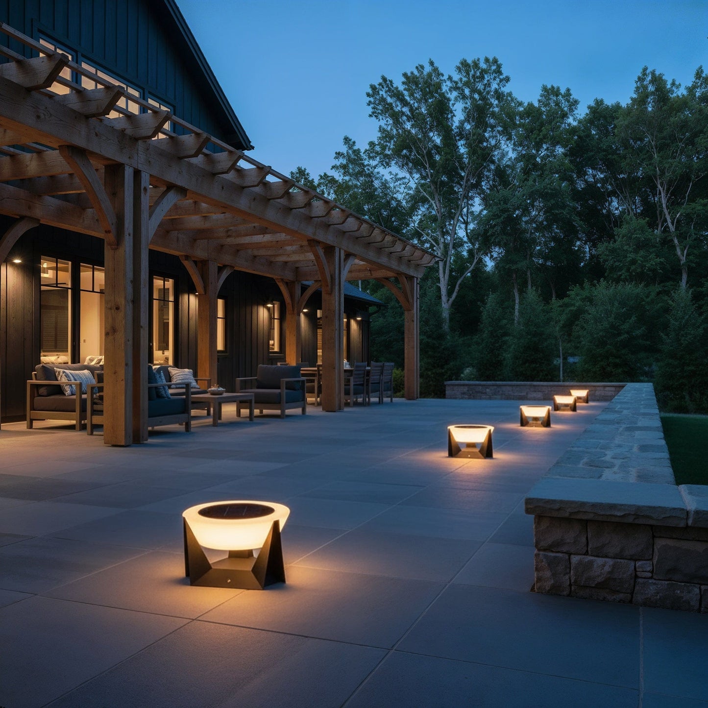 LandMark outdoor solar light