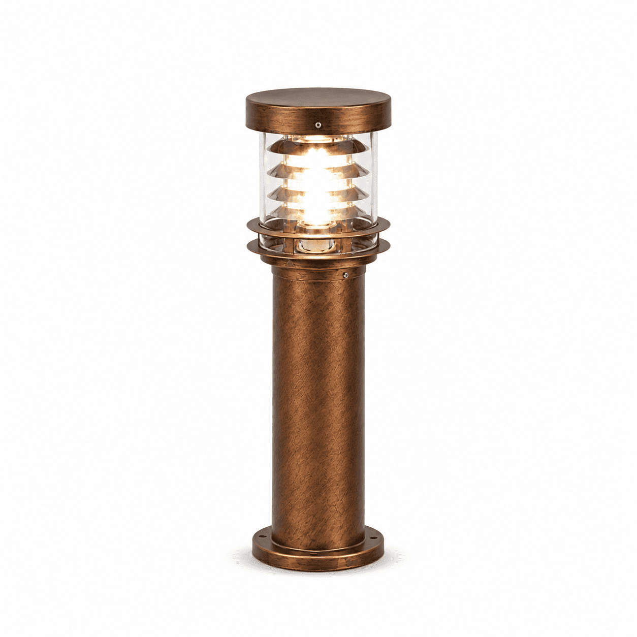 Oriva - Outdoor LED Bollard Light IP65 Solar or Hardwired